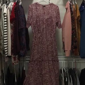 Maxi/midi sheer dress